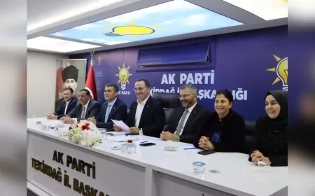AK Parti Batı Marmara Teşkilatları Tekirdağ’da Buluştu: “İstişareyle Güçleniyoruz”