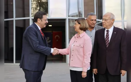 TOBB Başkanı Hisarcıklıoğlu’ndan Başkan Ünlüce’ye Ziyaret