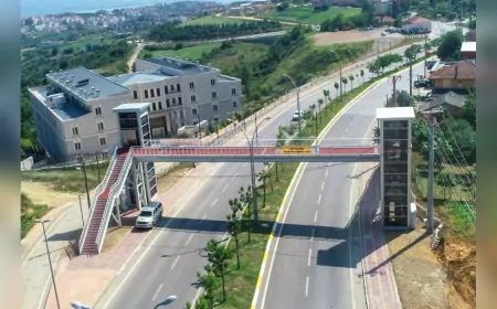 Kocaeli’de 6 Yılda 18 Yeni Üst Geçit ve 38 Engelli Asansörü Hizmete Girdi