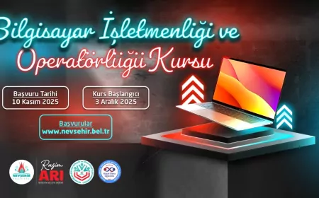 Nevşehir Belediyesi'nden Yeni Kurs Dönemi: KAPEM’de 5 Farklı Alanda Eğitim Başlıyor