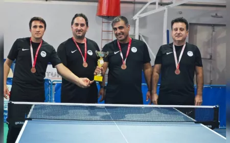 ESKİ Masa Tenisi Takımı’ndan Türkiye Şampiyonası’nda Dördüncülük Başarısı