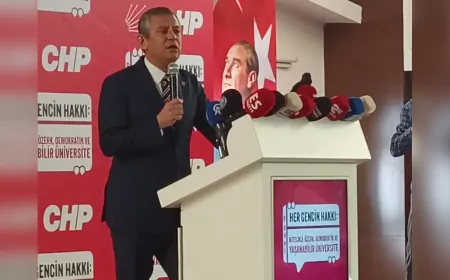 Özgür Özel: “Gençlerin Umudunu Büyütmeye, YÖK’ü Yok Etmeye Geliyoruz”