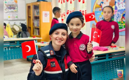 Jandarma Ekiplerinden 6 İlde Çocuklara Trafik Eğitimi