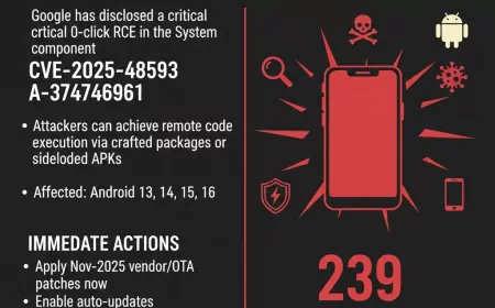 Android 0-click RCE açığı CVE-2025-48593: Google kritik güvenlik uyarısı yayımladı