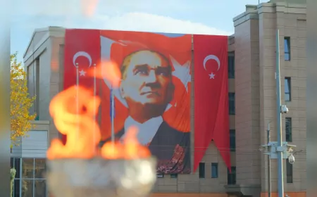 Eskişehir’de 10 Kasım Anması: Ulu Önder Atatürk Saygıyla Yâd Edildi