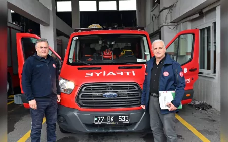 Yalova İtfaiyesi Kışa Hazır: Ekipman ve Araçlarda Kapsamlı Bakım Tamamlandı