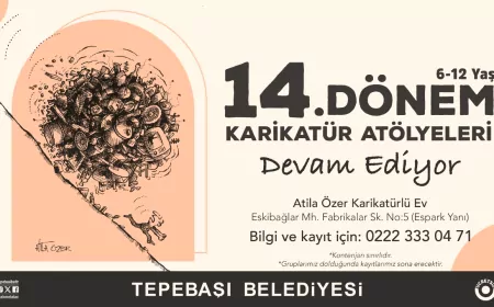 Tepebaşı Belediyesi’nin Karikatür Atölyelerine Kayıtlar Devam Ediyor