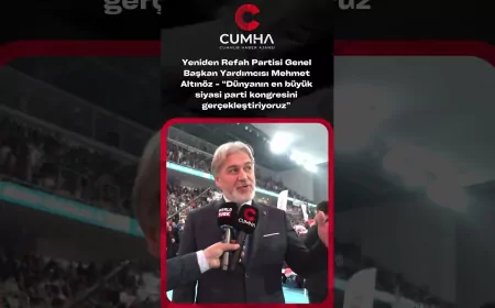 Yeniden Refah Partisi’nin 3. Büyük Kongresinde Mehmet Altınöz: “Dünyanın En Büyük Siyasi Parti Kongresine İmza Atıyoruz”