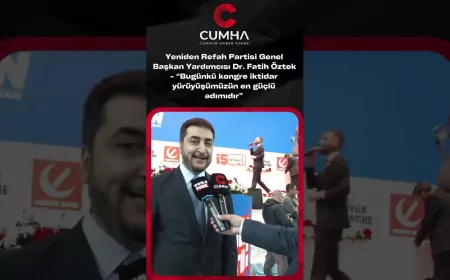 Dr. Fatih Öztek: “Bu Kongre İktidara Yürüyüşün Dönüm Noktasıdır”