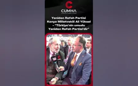 Konya Milletvekili Ali Yüksel: “Türkiye’nin Umudu Yeniden Refah Partisidir”