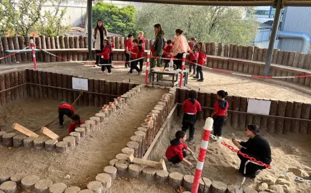 Öğrenciler Aktopraklık Arkeopark’ta Geçmişle Buluşuyor