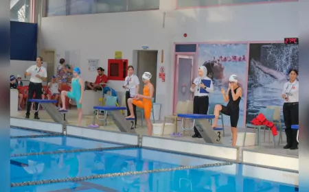 Kentpark Kapalı Yüzme Havuzunda Yüzme Şöleni