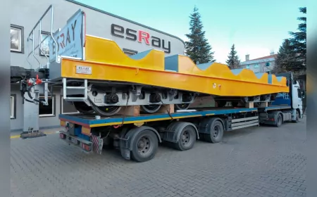 Esray, 150 Ton Kapasiteli Yerli Ağır Yük Vagonunu Tanıttı