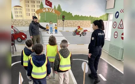 Vize’de Minik Öğrencilere Uygulamalı Trafik Eğitimi