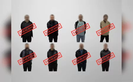 Gürcistan’da Yakalanan 8 Suçlu Türkiye’ye İade Edildi