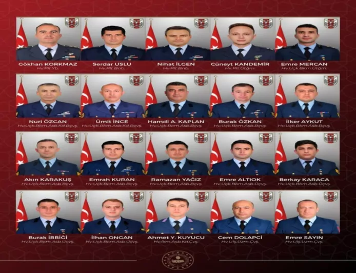 Göklerde Şehit Oldular