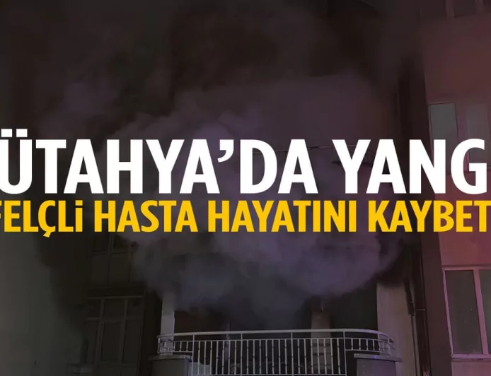 Kütahya’da Site Yangını: Felçli Öğretmen Hayatını Kaybetti