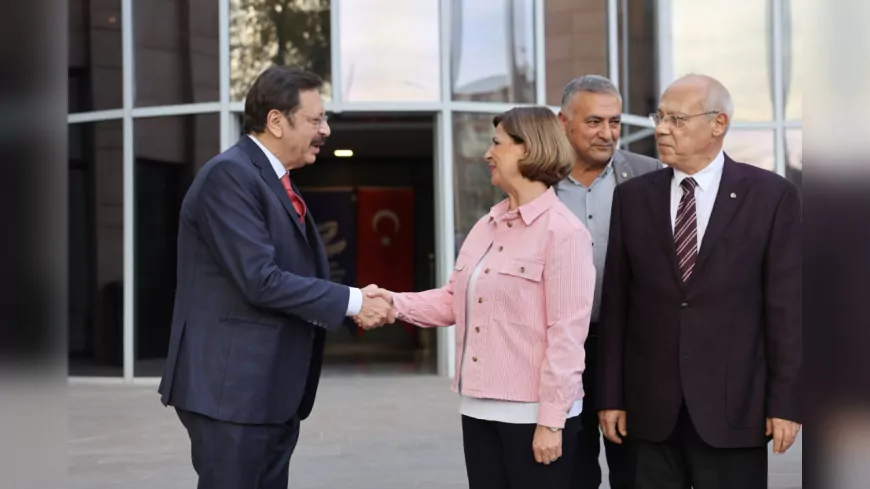 TOBB Başkanı Hisarcıklıoğlu’ndan Başkan Ünlüce’ye Ziyaret