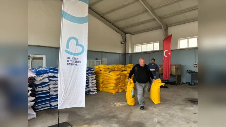 Balıkesir Büyükşehir’in Tohum Desteğiyle 455 Üreticiye Nefes Aldırdı