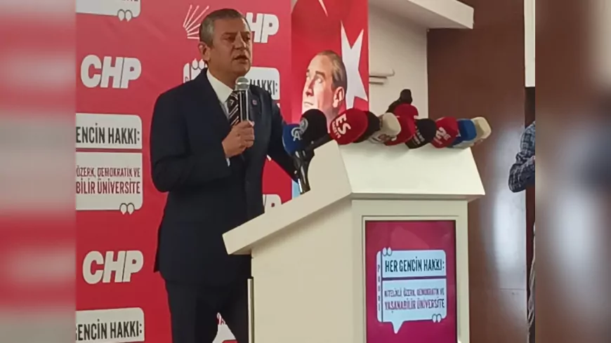 Özgür Özel: “Gençlerin Umudunu Büyütmeye, YÖK’ü Yok Etmeye Geliyoruz”