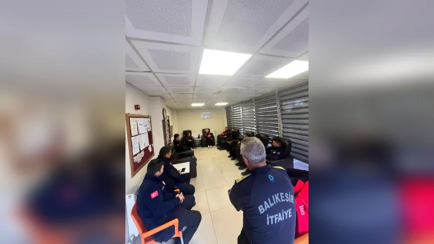 Balıkesir Büyükşehir Belediyesi’nden İtfaiyecilere Psikolojik Destek