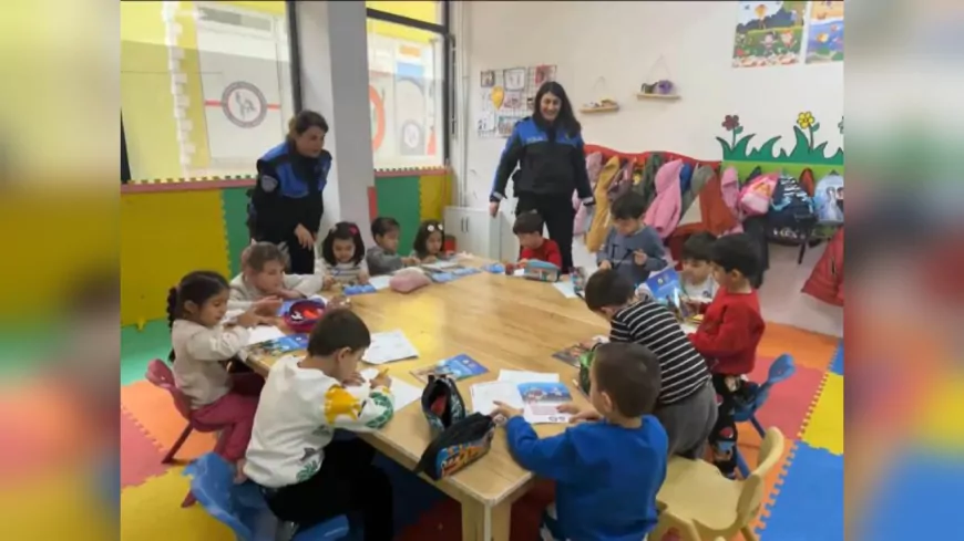 Polis Amcalar Miniklerle Buluştu: Ardahan’da Minik Kalplerle Güvenli Gelecek İçin İlk Adım