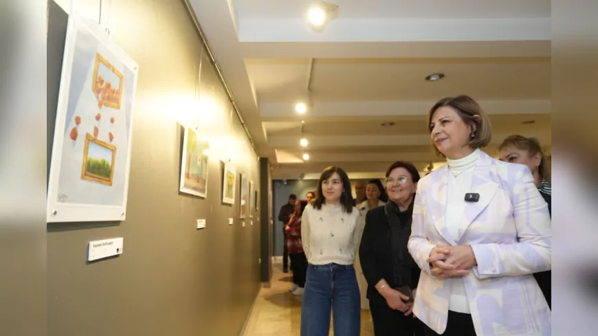 Fidanlar Sanatla Yeşerecek: Eskişehir’de “Küllerinden Doğan Umut” Sergisi Açıldı