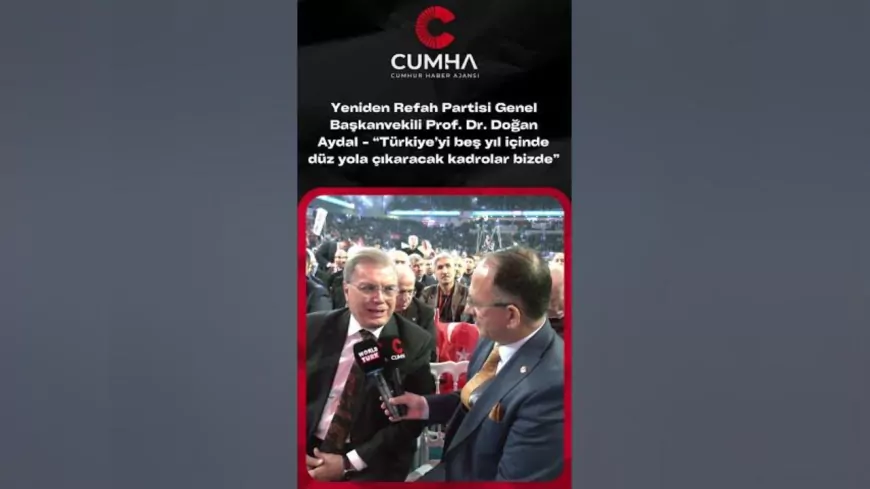 Doğan Aydal Ankara’daki Kongrede: “Türkiye’nin Problemleri Çözülebilir Biz Hazırız”