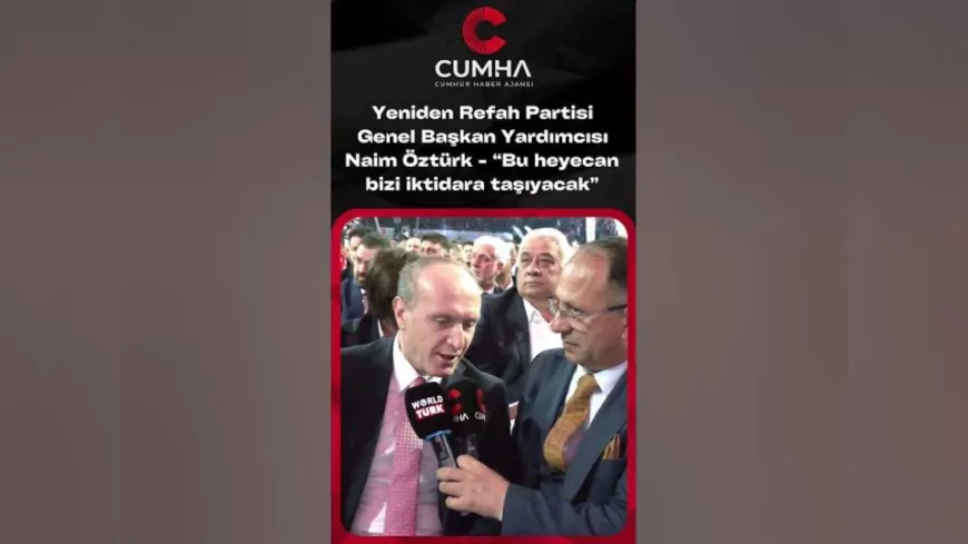 Naim Öztürk: “Bu Coşku İktidarın Habercisidir”