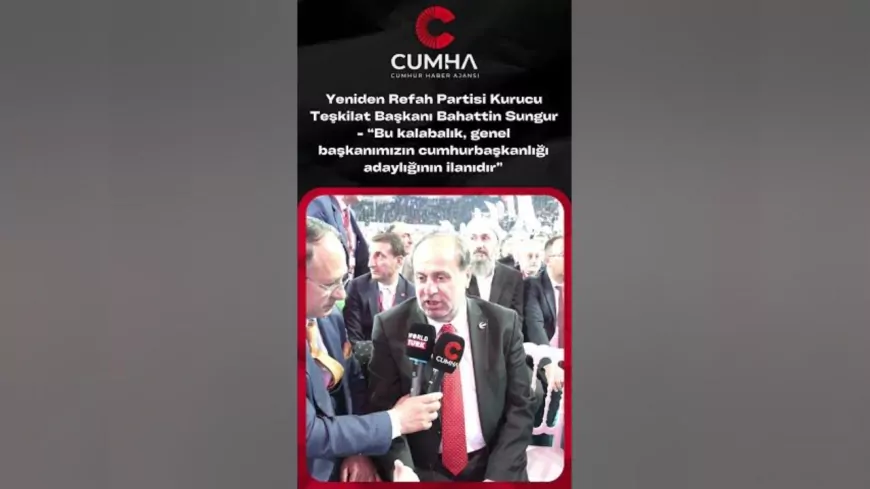 Kurucu Teşkilat Başkanı Bahattin Sungur: “Bu Kalabalık Erbakan’ın Cumhurbaşkanlığının İlanıdır”