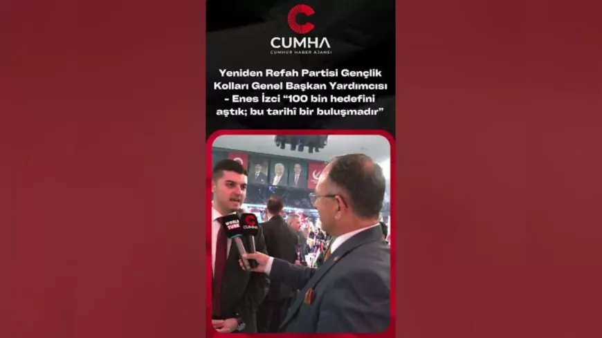 Gençlik Kolları Başkan Yardımcısı Enes İzci: “Hedefimiz 100 Bindi Aştık”