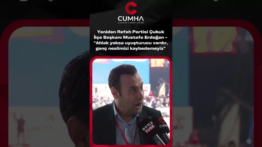 Çubuk İlçe Başkanı Mustafa Erdoğan: “Genç Nesli Kaybedersek Her Şeyi Kaybederiz”