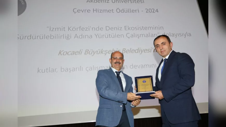 Kocaeli Büyükşehir Belediyesi’ne Çevre Alanında Ulusal Ödül
