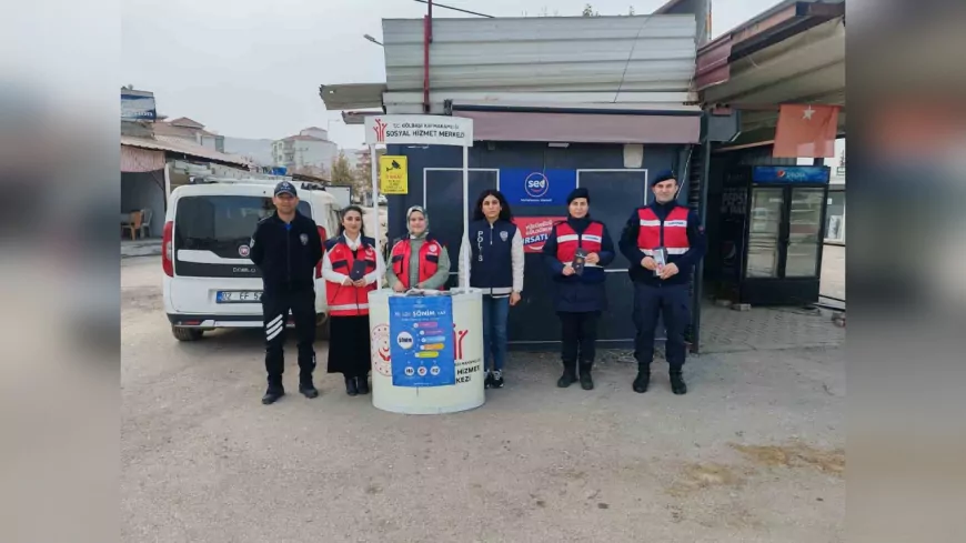 Gölbaşı’nda 25 Kasım Etkinliğinde Polis ve Jandarma Kadınlar İçin Sahadaydı