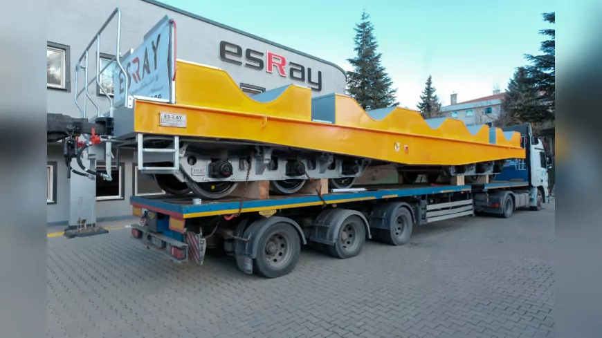 Esray, 150 Ton Kapasiteli Yerli Ağır Yük Vagonunu Tanıttı