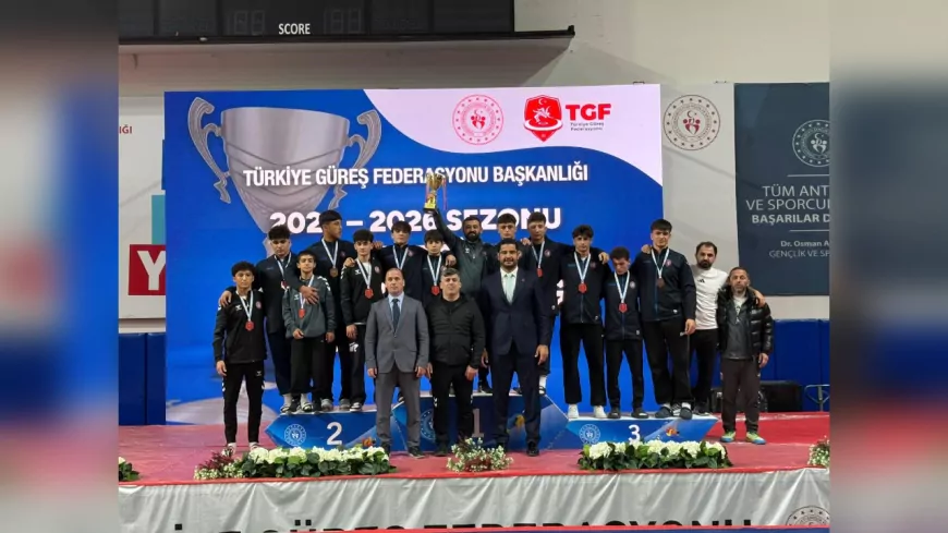 Çorum Belediyespor Güreş Takımı Türkiye Üçüncüsü Oldu