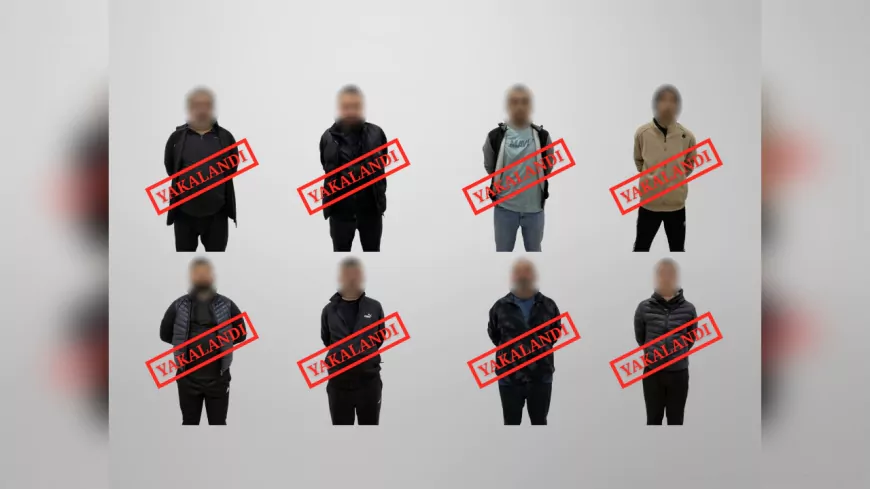 Gürcistan’da Yakalanan 8 Suçlu Türkiye’ye İade Edildi