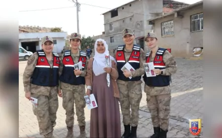 Jandarma Ekiplerinden 10 İlde KADES Tanıtımı ve Şiddetle Mücadele Eğitimi