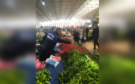 Odunpazarı’nda Semt Pazarlarında Kapsamlı Zabıta Denetimi