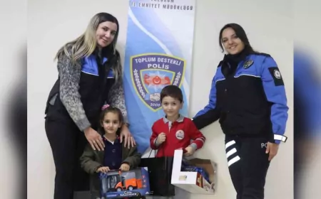 Erzurum'da Polislerden Küçük Kutalp'e Anlamlı Jest