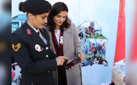 Jandarmadan Kadına Yönelik Şiddete Karşı Etkinlik: “Şiddete Karşı Tek Yürek”