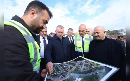 Başkan Büyükakın, Eskihisar Kavşağı’ndaki Çalışmaları Yerinde İnceledi