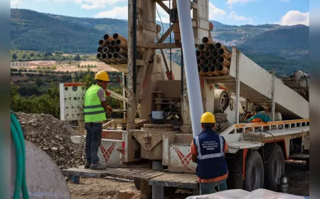 Geyve Doğantepe’ye 132 Metre Derinlikten Yüksek Kaliteli İçme Suyu