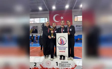 Sivrihisar’ın Gururu: Muzaffer Demir Anadolu Lisesi Masa Tenisinde İl Şampiyonu Oldu