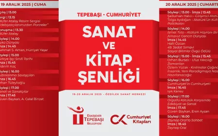 Tepebaşı-Cumhuriyet Sanat ve Kitap Şenliği Başlıyor