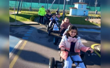 Trabzon’da Öğrencilere Uygulamalı Trafik Eğitimi