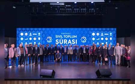 Kocaeli Sivil Toplum Şûrası Başladı: “Dirençli Şehirler Güçlü Sivil Toplumla Kurulur”