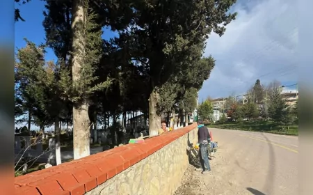 Kocaeli’de Mezarlıklar Daha Güvenli ve Estetik Hale Geliyor