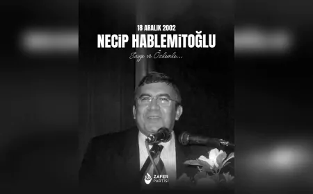 Zafer Partisi: “Necip Hablemitoğlu’nun Mücadelesi, Bizim Mücadelemizdir”