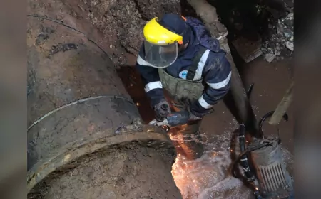 Eskişehir’de Ana Su Hattı Arızası Nedeniyle Onarım Çalışmaları Devam Ediyor